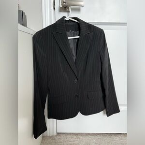 Black Pinstripe Blazer size 2